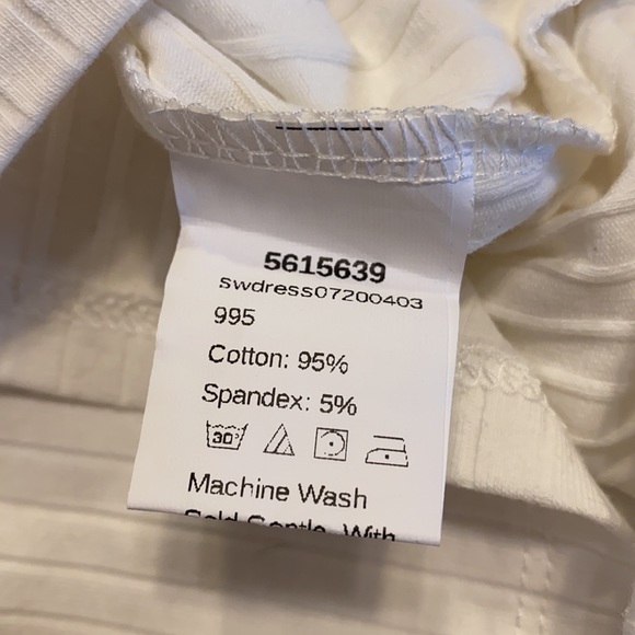 SHEIN small Offwhite/ivory tube top dress. - Picture 3 of 6